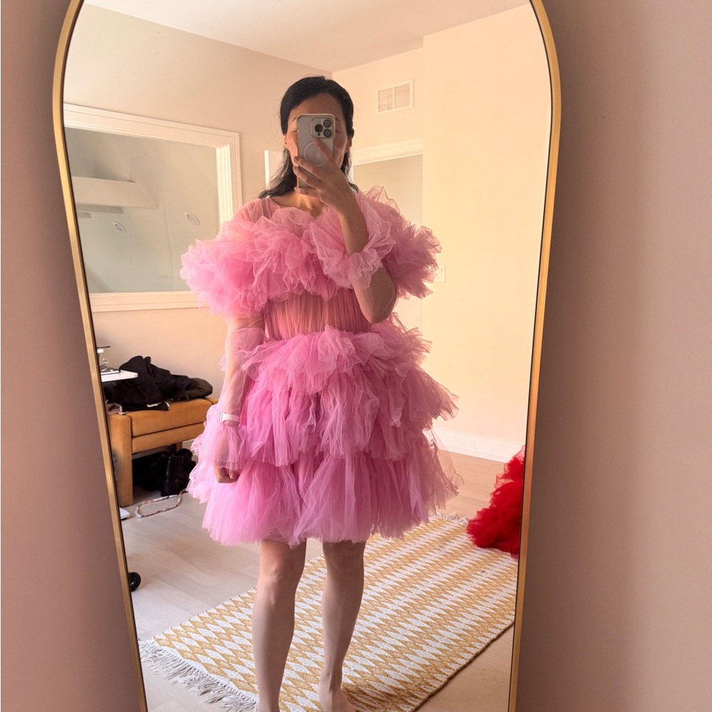 Kikiriki pink tulle dress size medium